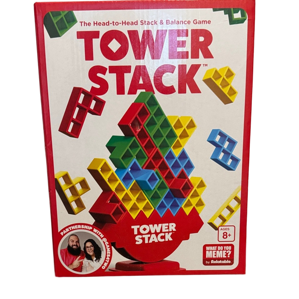 Tower Stack Family Stackable Game NWT